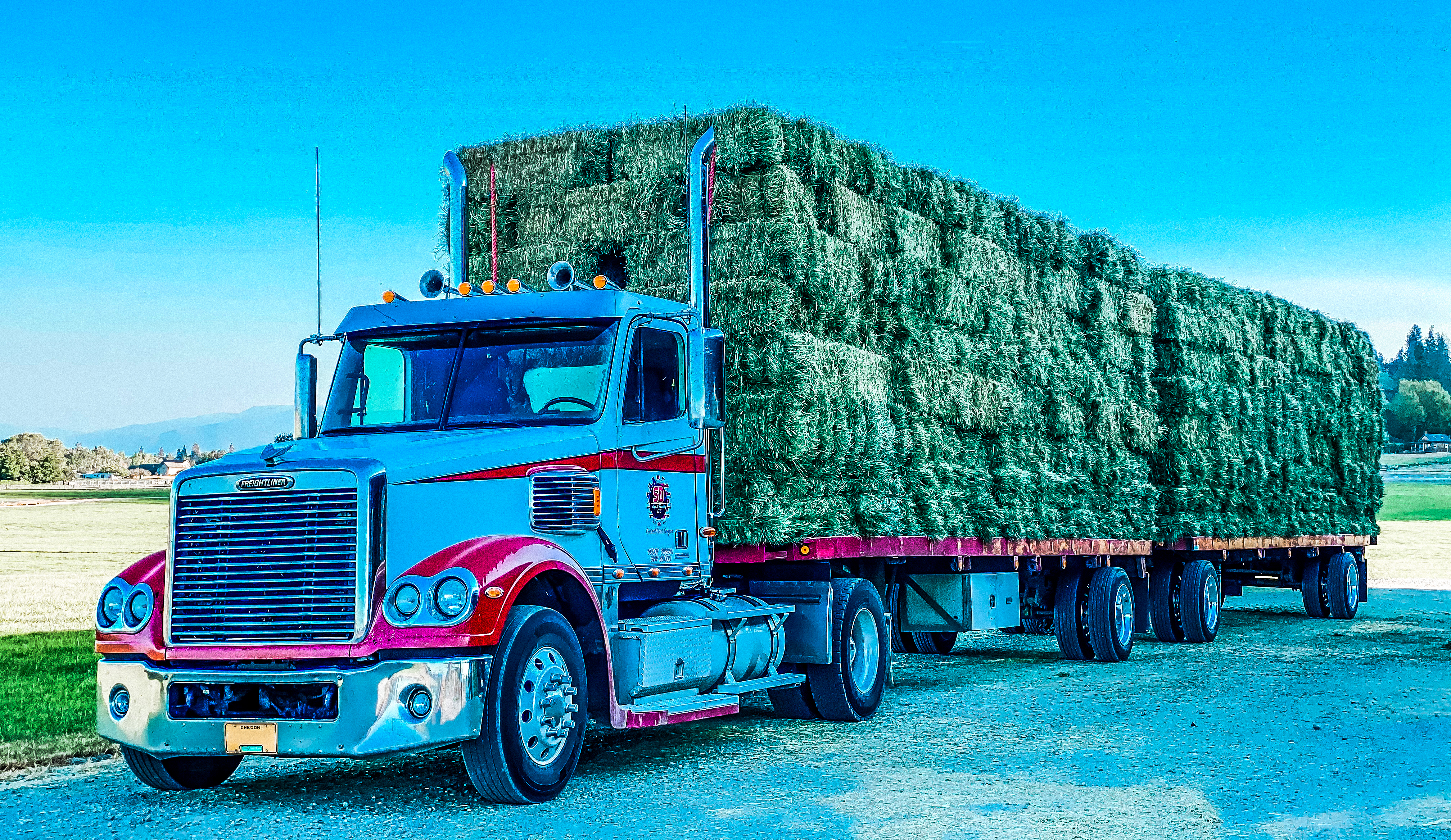 Hay truck